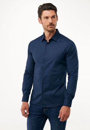 ANETO EASY IRON  - Camisa elegante - deep navy