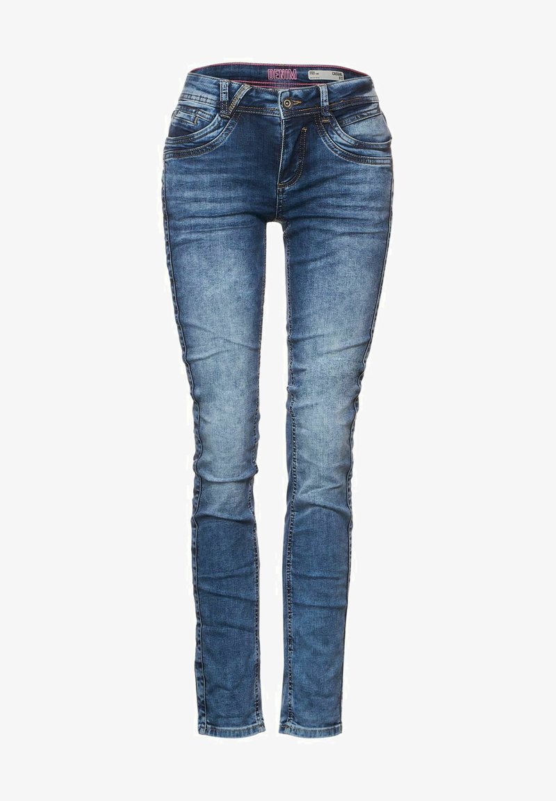 STREET ONE Jeans in slim fit, Indigo Rinsed Wash, 33W / 30L STREET ONE Jeans in slim fit, Indigo Rinsed Wash, 33W / 30L