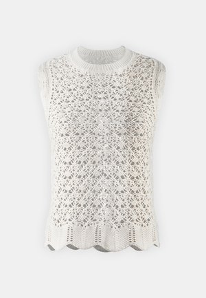 JDY, JDYSUN EVELYN O NECK - Débardeur - tapioca