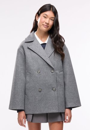 Terranova, GIUBBOTTO TINTA UNITA - Cappotto corto - grigio medio melange