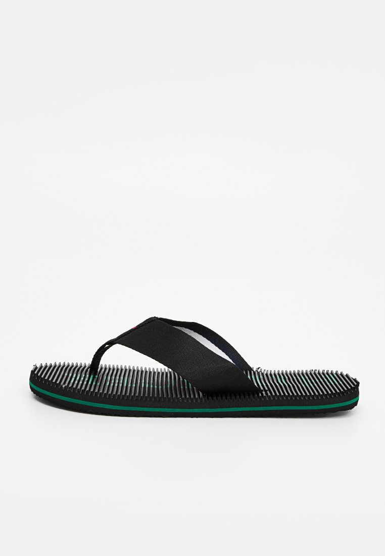 Tommy Hilfiger Teenslippers zwart