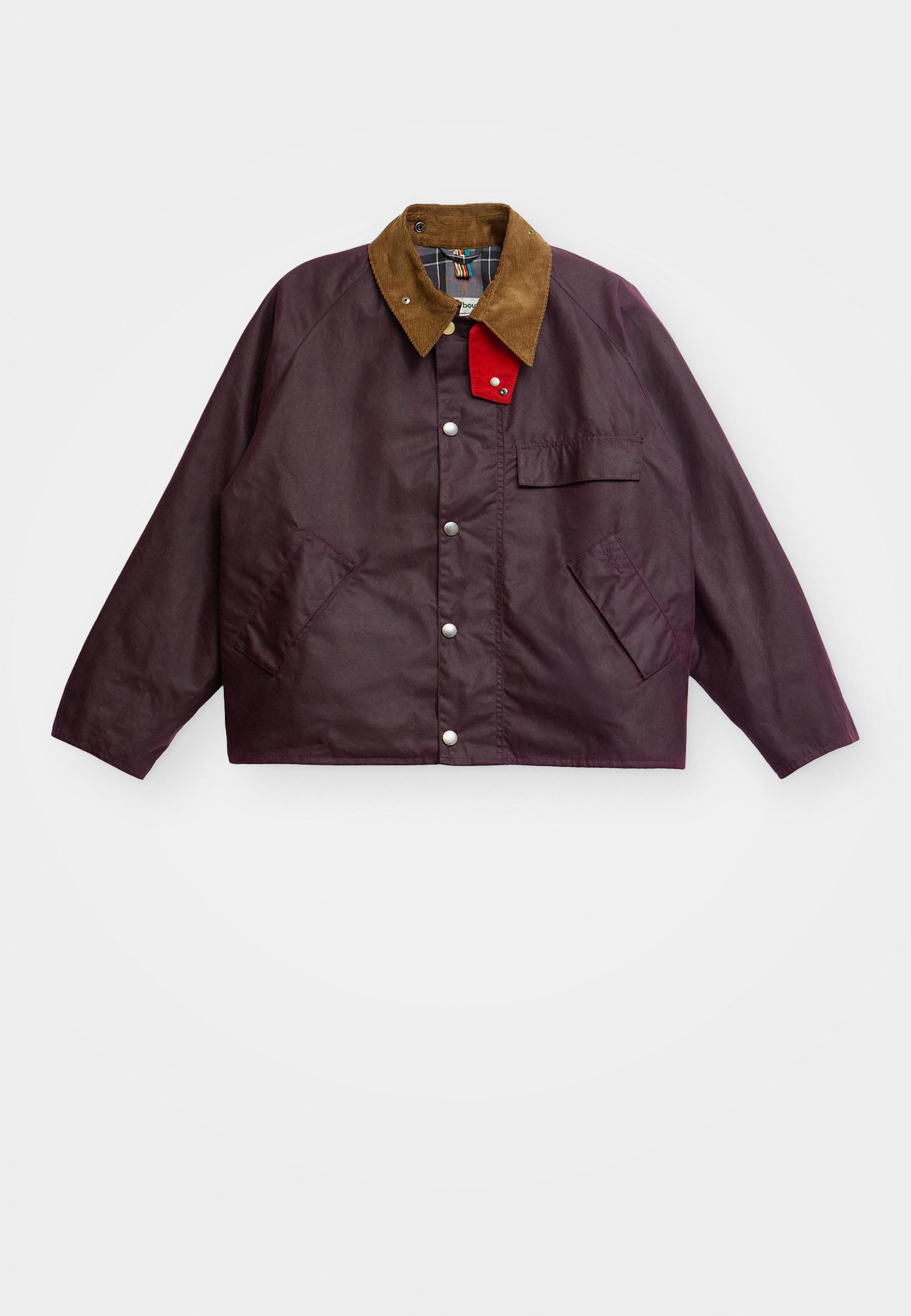 Barbour PAUL SMITH LOVES BARBOUR TRANSPORT WAXED JACKET UNISEX