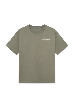 WOOD WOOD WWBOBBY - T-shirt basique - dusty olive