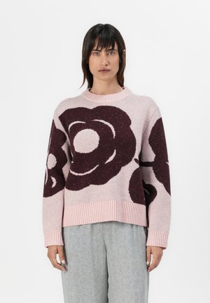 VIRTAUS TUMMA - Maglione - light pink/wine red