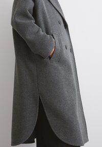 Marc O'Polo RAGLAN SLEEVE - Klassischer Mantel - deep grey melange