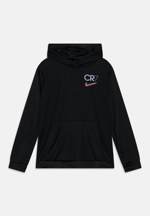CR7 HOODIE UNISEX - Camiseta de manga larga - black