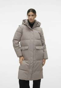 Vero Moda - MADELYN LONG GA - Zimski kaput - taupe gray Minijatura 1