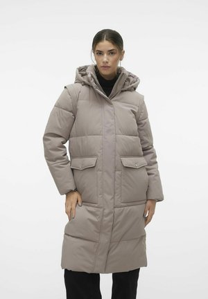 MADELYN LONG GA - Winter coat - taupe gray