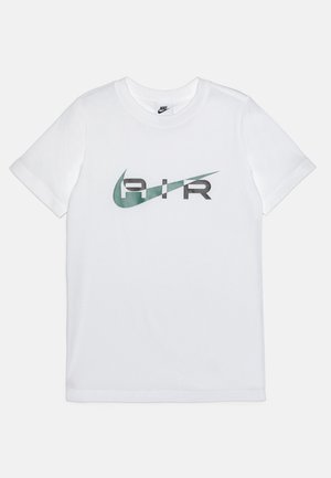 AIR TEE - Nyomott mintás póló - white/black