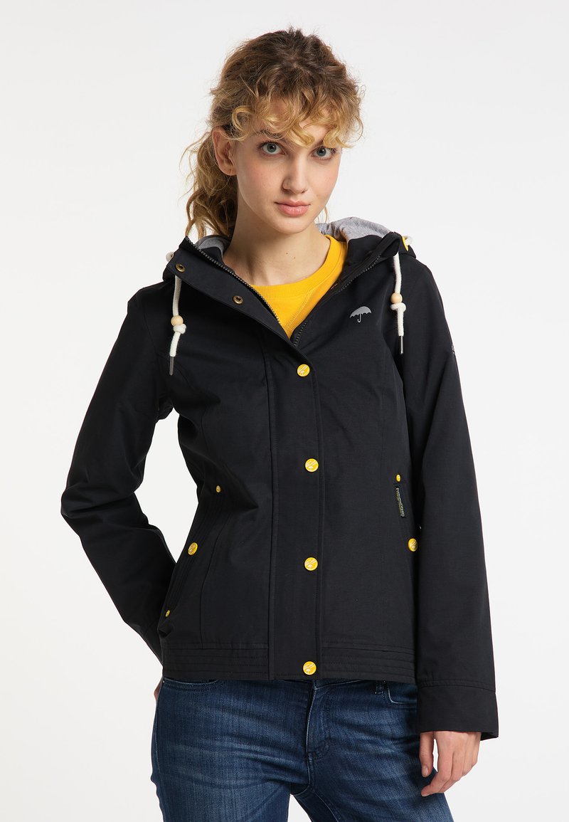 Damen Leichte Jacken | Schmuddelwedda SCHMUDDELWEDDA WILOWE Regenjacke / wasserabweisende Jacke schwarz - HP06260 Damen Leichte Jacken | Schmuddelwedda SCHMUDDELWEDDA WILOWE Regenjacke / wasserabweisende Jacke schwarz - HP06260
