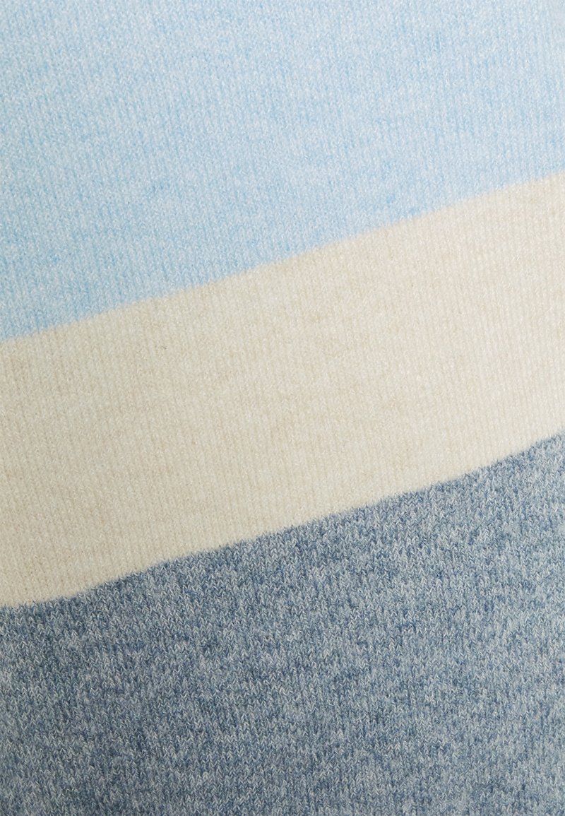 Damen Strickjacken | Vero Moda Tall VMDOFFY O NECK BLOCK Strickpullover blue bell/beige - YF81228 Damen Strickjacken | Vero Moda Tall VMDOFFY O NECK BLOCK Strickpullover blue bell/beige - YF81228