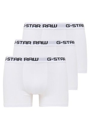 G-Star CLASSIC TRUNK 3 PACK - Panties - white