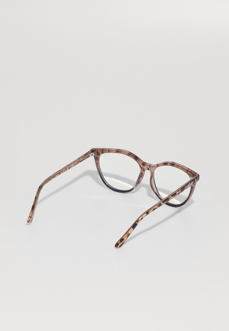 QUAY All Nighter Bluelight Glasses Milky Tortoise Frame Blue Light Blocking Lens QUAY All Nighter Blue Light Glasses - Milky Tort/Clear  main image 4
