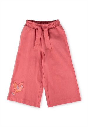 CHAMBRAY-BIRDS - Stoffhose - rosa