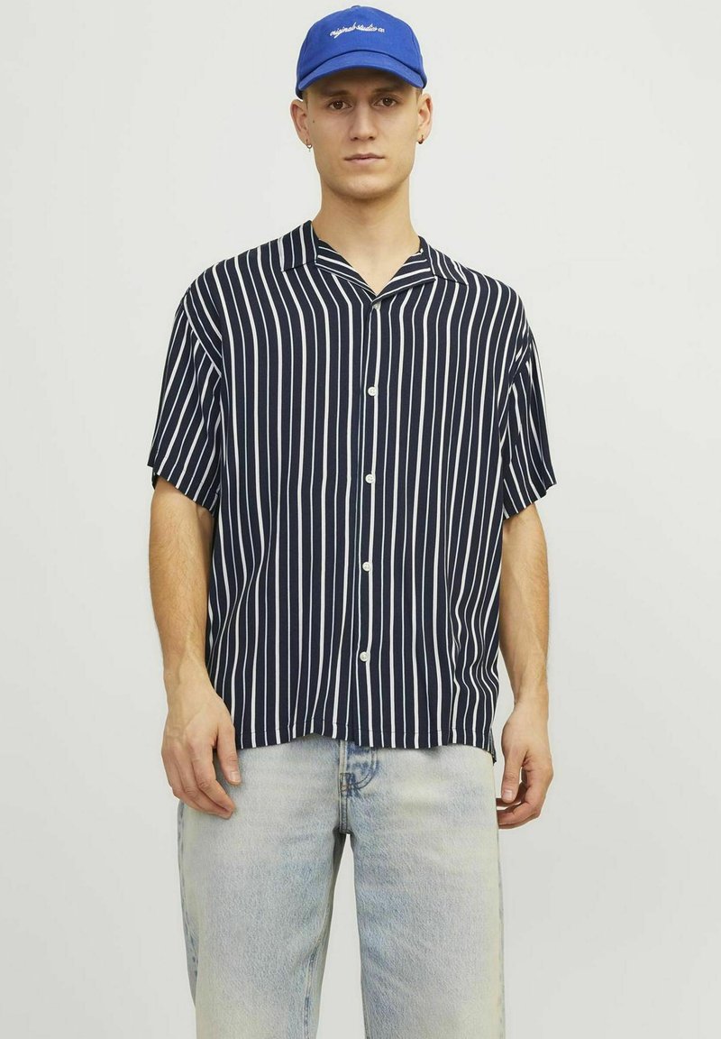Jack & Jones HAWAII-RELAXED FIT - Shirt - sky captain