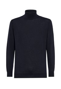 Boggi Milano POLO NECK - Džemperis - navy blue