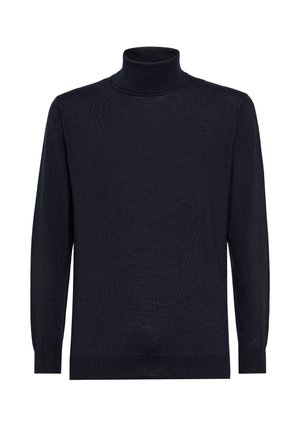 Boggi Milano POLO NECK - Džemperis - navy blue