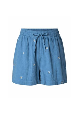 Pieces, SHORTS PCSASTINA HW MUSSELIN - Short - riverside