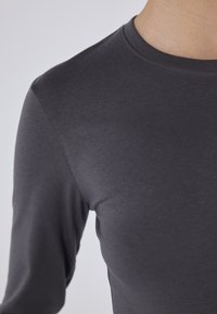 YOURTURN 2 PACK UNISEX - T-shirt à manches longues - dark grey/black