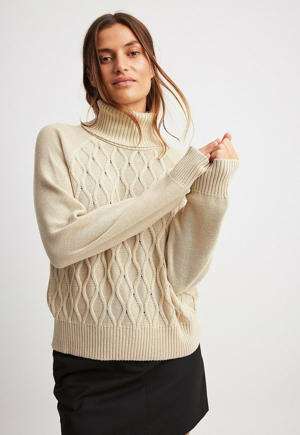 Strickpullover - beige