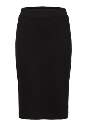 Selected, SLFSHELLY - Pouzdrová sukně - black