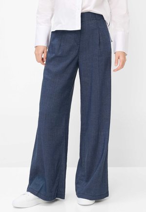 BRAX STYLE MARLENE - Wide leg - navy