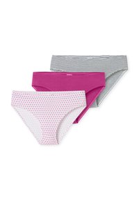 Unselected, weiß/schwarz gestreift/violett/weiß