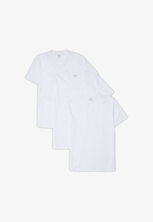OVS, 3 PACK V NECK T SHIRTS - Camiseta interior - optical white