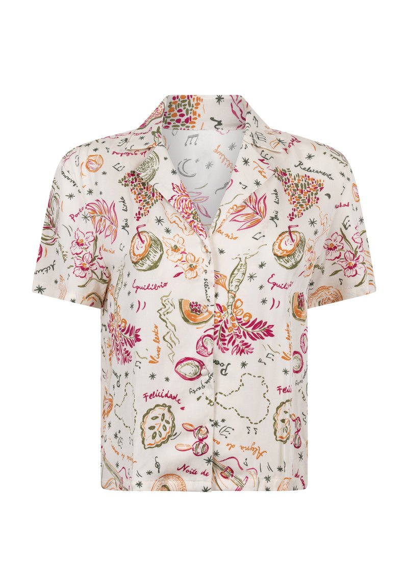 Hunkemöller Pyjamashirt wit Hunkemöller Pyjamashirt wit