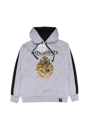 Sweat à capuche - heather grey black