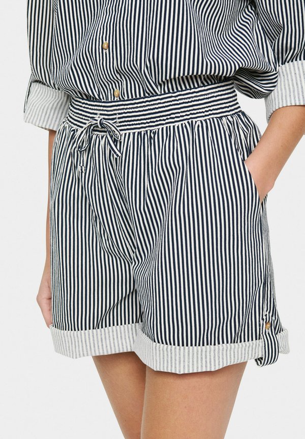 ZALINDASZ STRIPE - Shorts - ice nightsky stripe2
