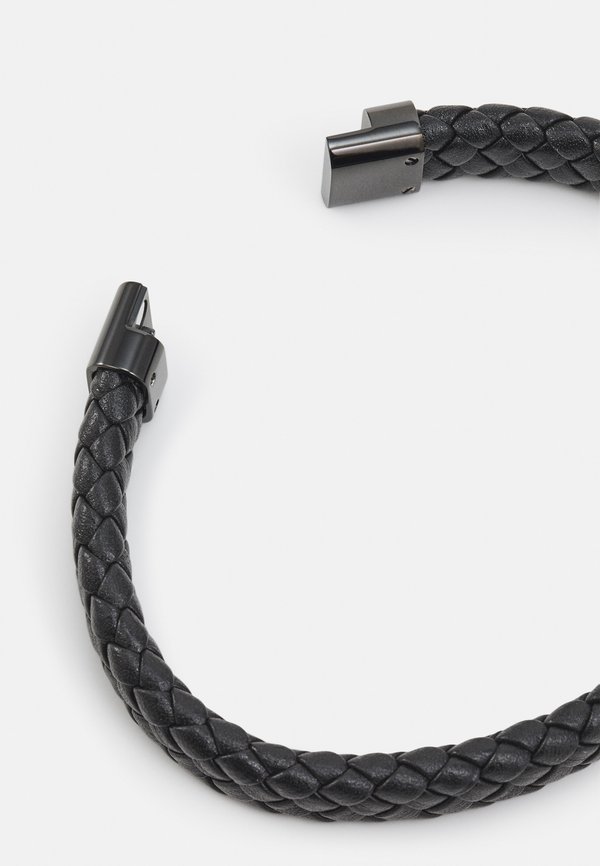 ROUND BRAIDED BRACELET - Bracelet - schwarz2
