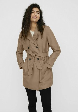 REVERSKRAGEN   - Trenchcoat - tan