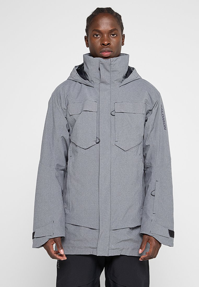 Salomon Snowboardjas grijs