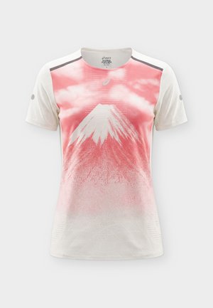 ASICS, FUJITRAIL ELITE GRAPHIC  - T-shirt de sport - cream