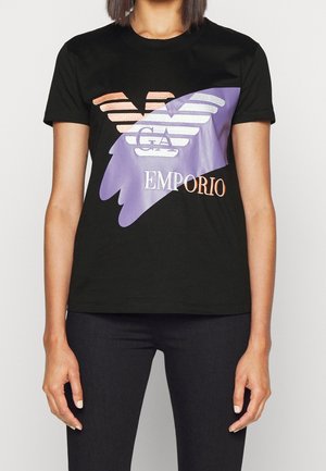 Print T-shirt - black