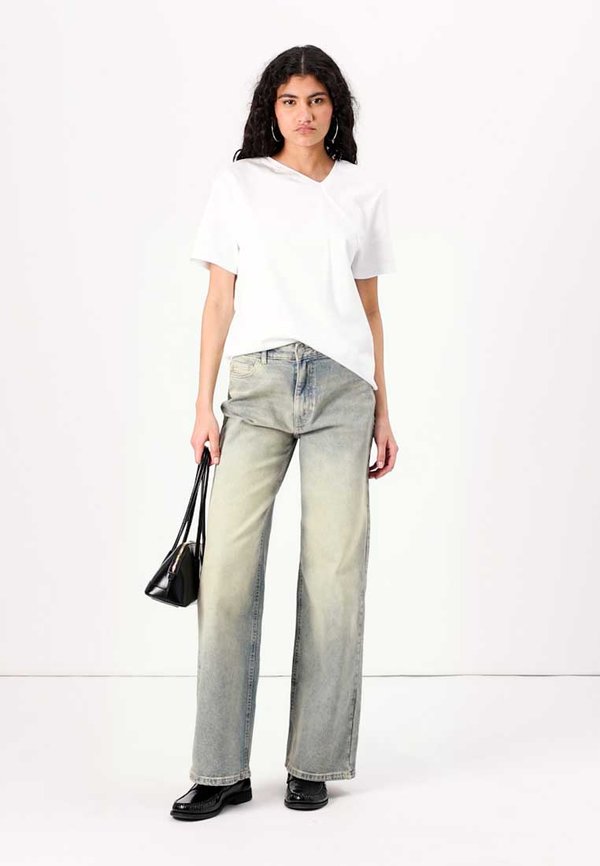 SLFMILA ASSYMETRIC TEE - Print T-shirt4