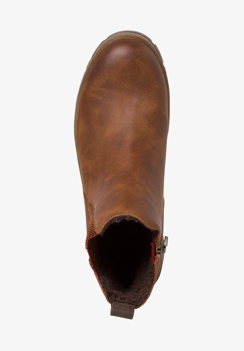 Marco Tozzi CHELSEA BOOT - Ankle boots - cognac ant.com