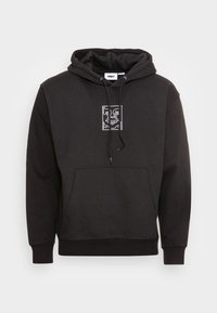 OUTLINE HOOD - Camisola - black