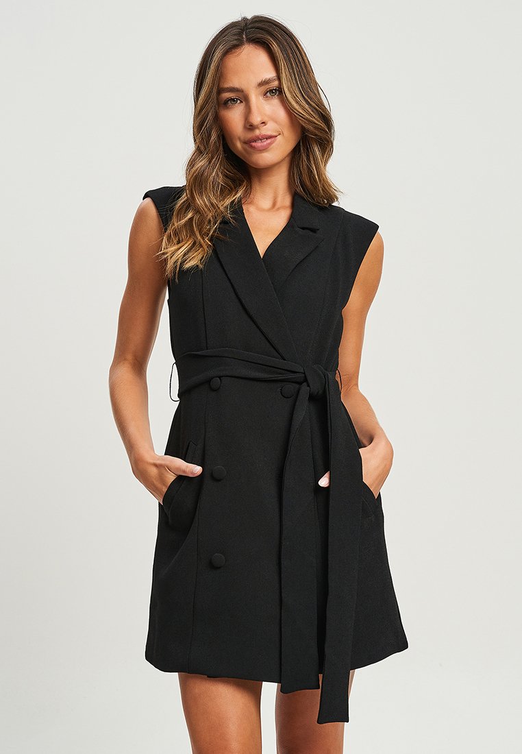 TUSSAH BRANDI MINI  - Dnevna obleka - black
