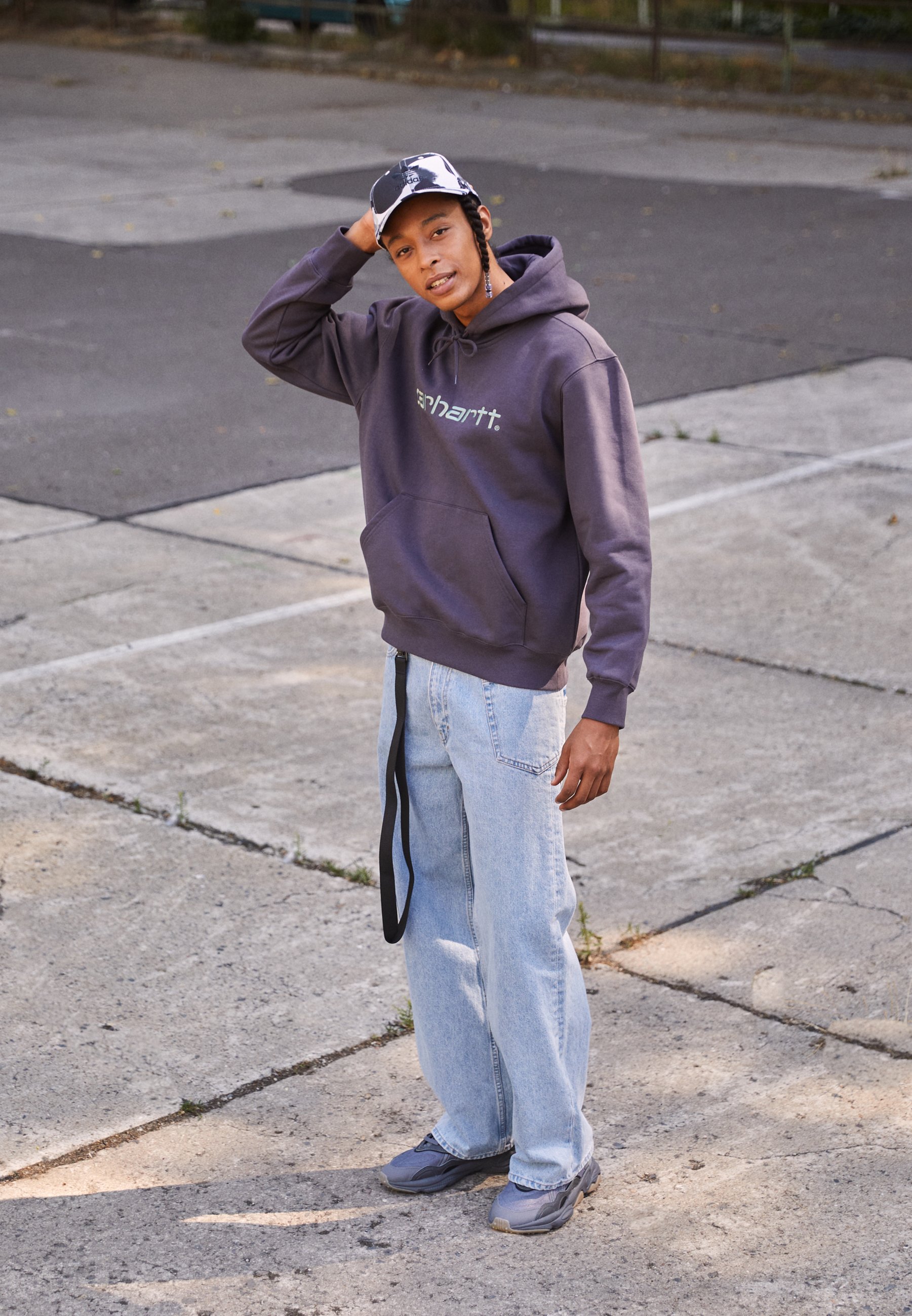 Carhartt WIP HOODED - Hoodie - artichoke/misty sage/dark grey -  Zalando.co.uk