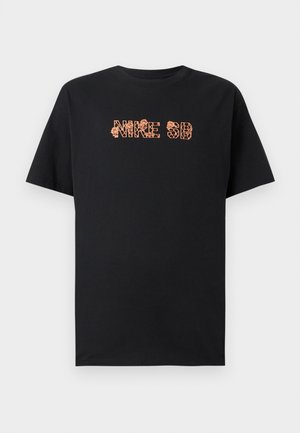 TEE VARSITY UNISEX - T-shirt imprimé - black