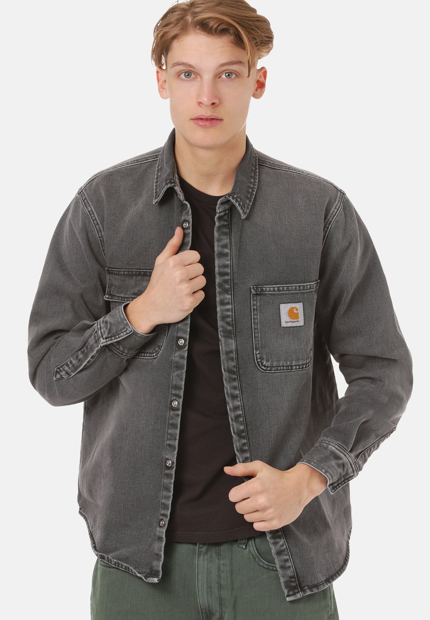 bleached carhartt shirt