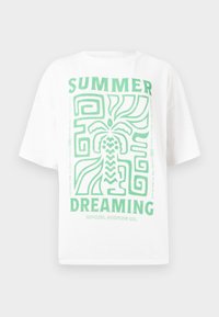 DREAMING HERITAGE TEE - Μπλουζάκι με στάμπα - optical white