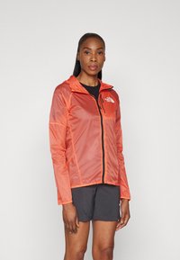 The North Face SHELL - Windbreakers - radiant orange/black