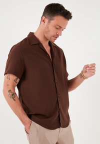 Buratti REGULAR FIT - Majica - brown
