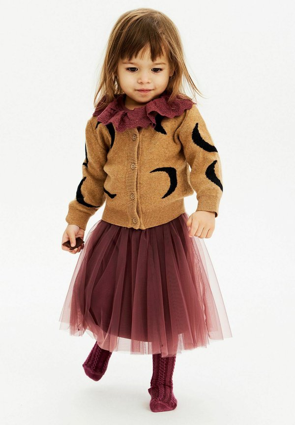 MORREL - Strickjacke - tannin moon aop