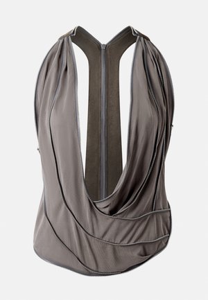 Jaded London DRAPED ZIP - Top - grey