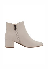 Tamaris Botines bajos - ivory suede