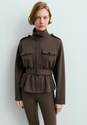 OYSHO, Veste légère - dark brown